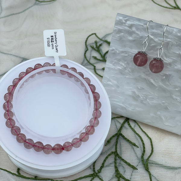 Strawberry Quartz set