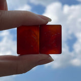 Red Agate Mahjong Tiles 红玛瑙麻将牌