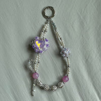 Purple Heart bag charm